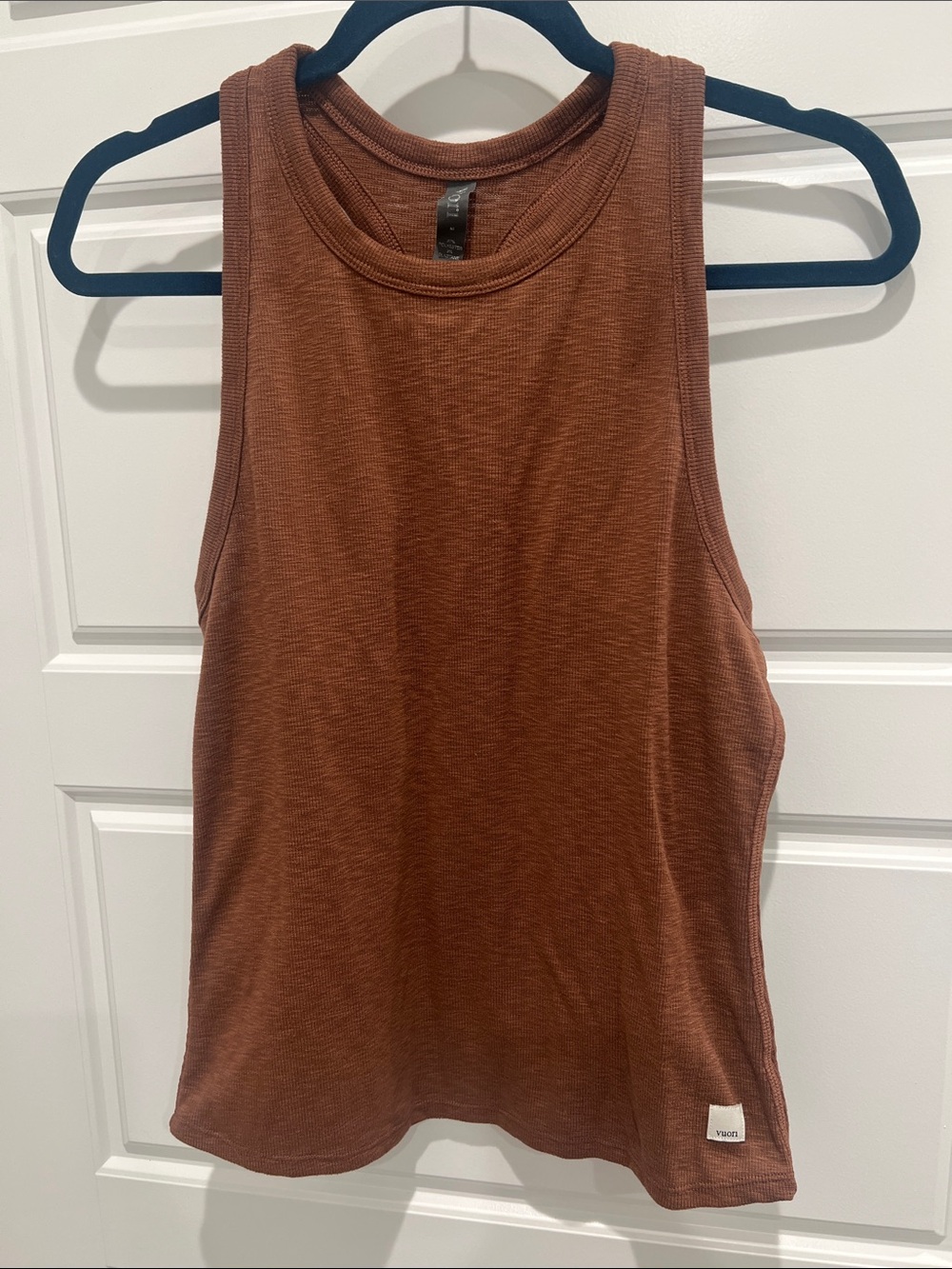 Vuori Ribbed Tank Top - Rust
